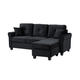Reversible Sofa Chaise 9411BK-3SC