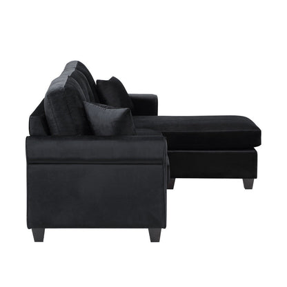 Reversible Sofa Chaise 9411BK-3SC