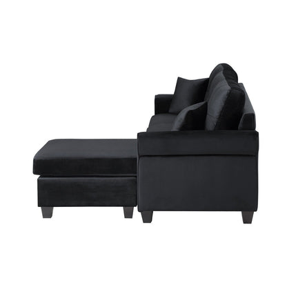 Reversible Sofa Chaise 9411BK-3SC