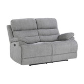 2pc Set: Sofa, Love 9422FS*2PWH