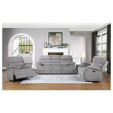 2pc Set: Sofa, Love 9422FS*2PWH