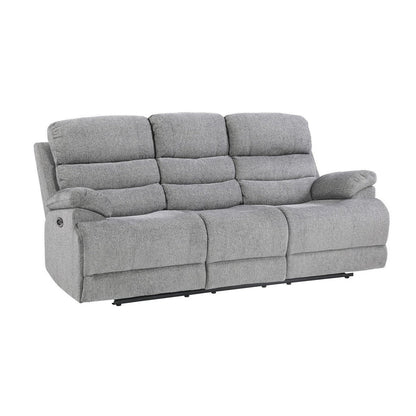 Power Double Reclining Sofa with Power Headrests and USB Port 9422FS-3PWH