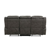 D. RECLN SOFA W/ DROP-DOWN CUP HOLDERS 9426-3