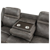 D. RECLN SOFA W/ DROP-DOWN CUP HOLDERS 9426-3