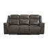 D. RECLN SOFA W/ DROP-DOWN CUP HOLDERS 9426-3