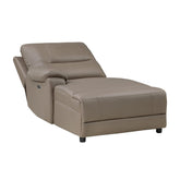 (6)6-Piece Modular Power Reclining Sectional with Power Headrest and Left Chaise 9429TP*6LCRRPWH