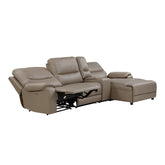 (4)4-Piece Modular Power Reclining Sectional with Power Headrest and Right Chaise 9429TP*4RCLRPWH