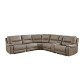 (6)6-Piece Modular Power Reclining Sectional with Power Headrest 9429TP*6LRRRPWH