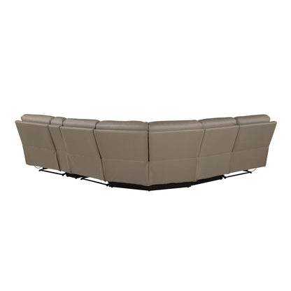 (6)6-Piece Modular Power Reclining Sectional with Power Headrest 9429TP*6LRRRPWH