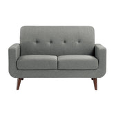 2pc Set: Love, Chair 9433GY*2