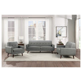 2pc Set: Love, Chair 9433GY*2