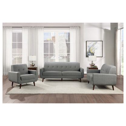 2pc Set: Love, Chair 9433GY*2