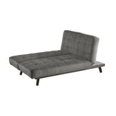 ELEGANT LOUNGER, GUN METAL FABRIC 9434GM-3CL