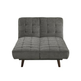 ELEGANT LOUNGER, GUN METAL FABRIC 9434GM-3CL