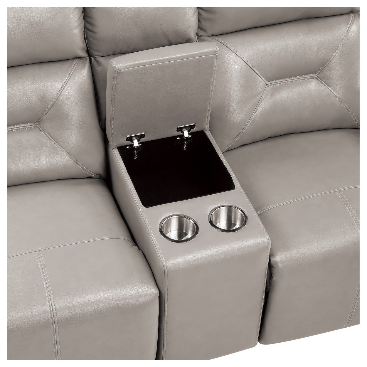 Power Double Reclining Love Seat with Center Console 9446CB-2PW