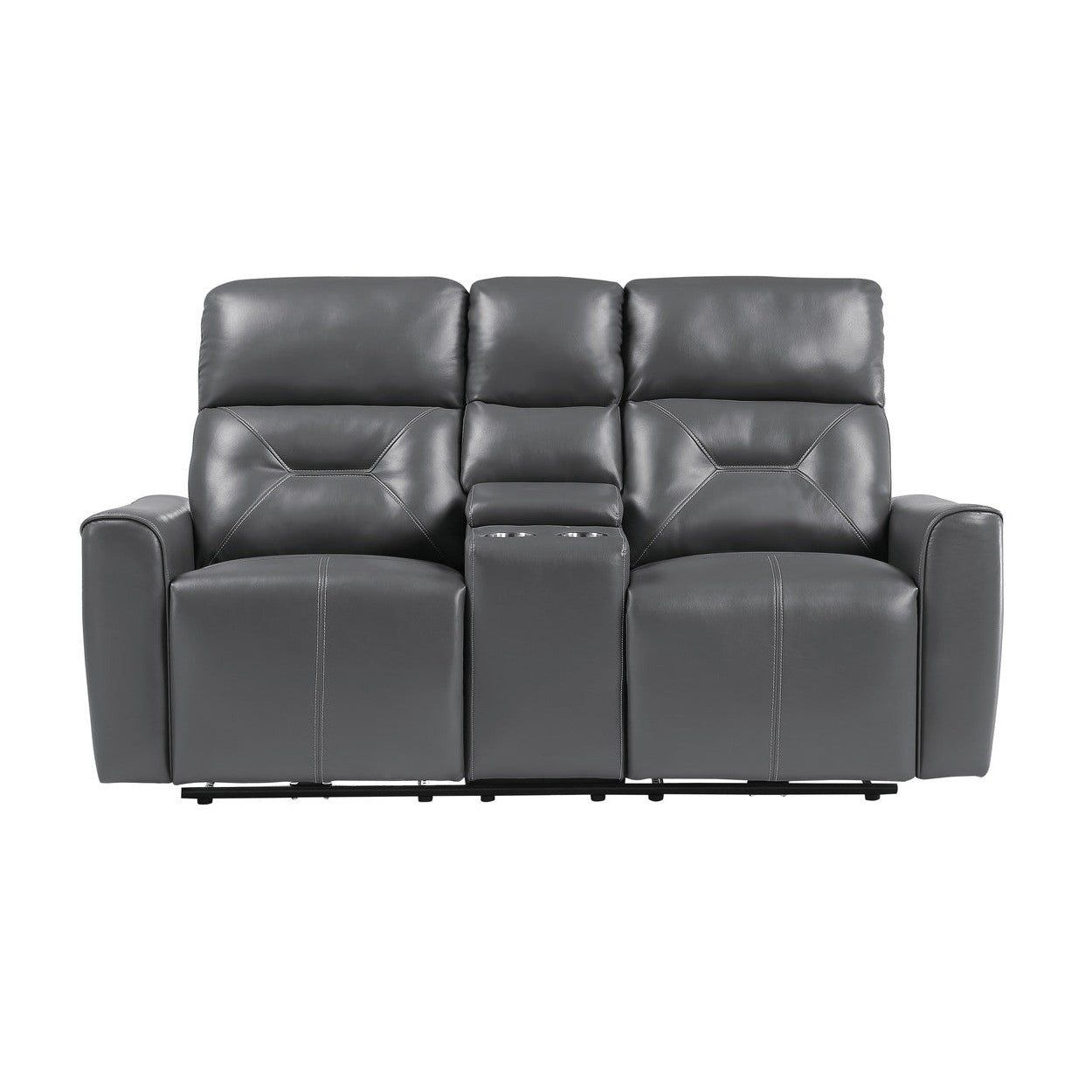 2pc Set: Sofa, Love 9446GY*2PW