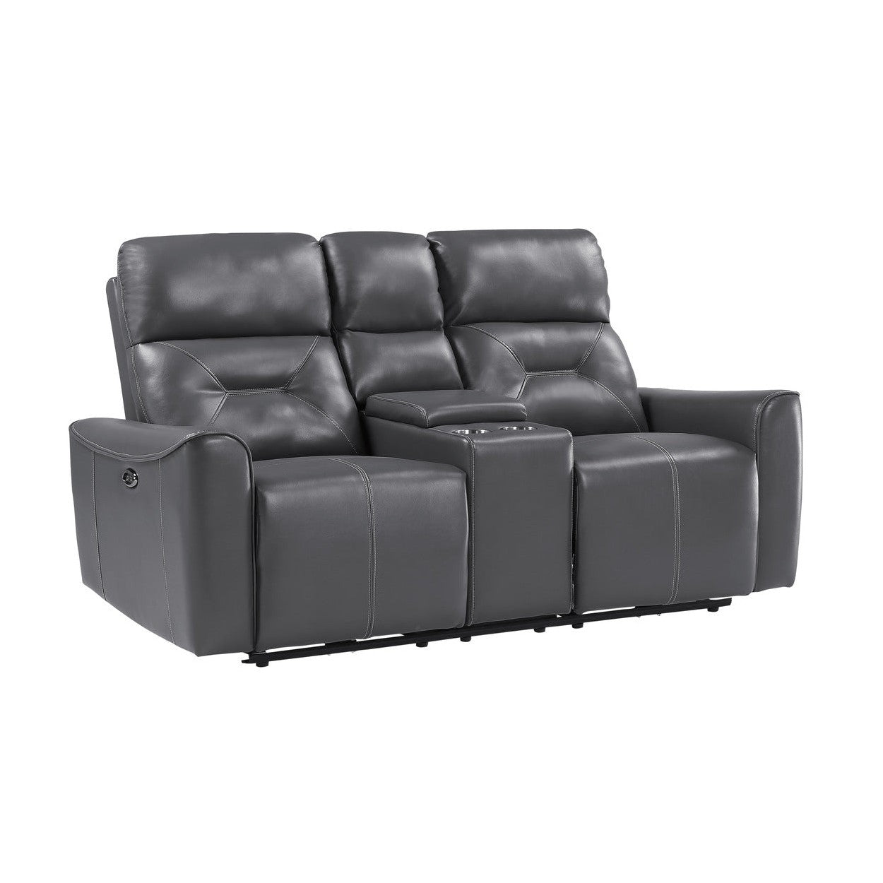 2pc Set: Sofa, Love 9446GY*2PW