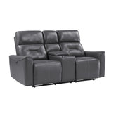 2pc Set: Sofa, Love 9446GY*2PW