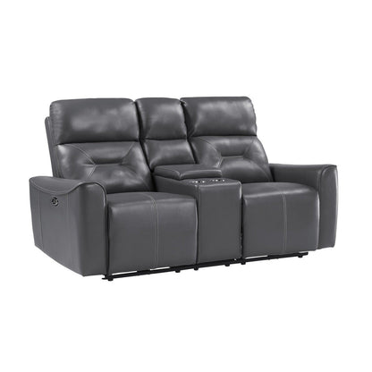 2pc Set: Sofa, Love 9446GY*2PW