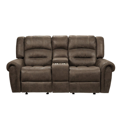 2pc Set: Sofa, Love 9467BR*2