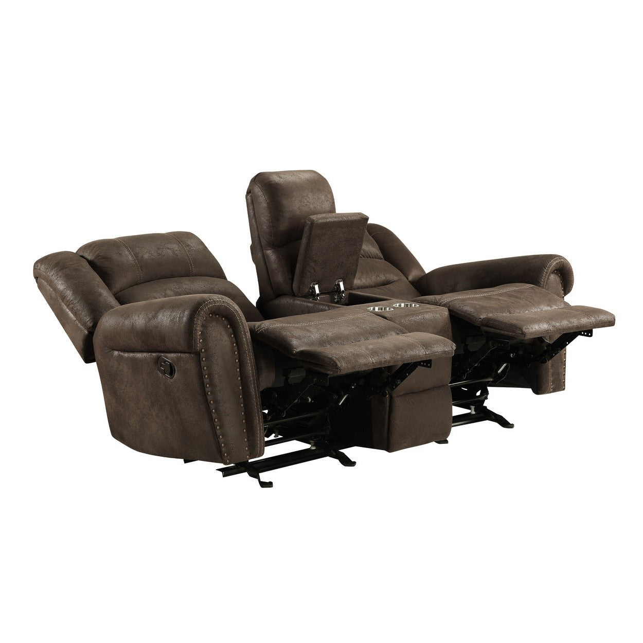 2pc Set: Sofa, Love 9467BR*2