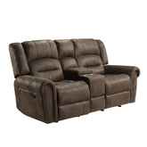 2pc Set: Sofa, Love 9467BR*2
