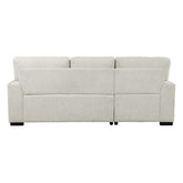 (2)2-Piece Sectional with Pull-out Bed and Left Chaise with Hidden Storage 9468BE*2LC2R