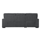 (2)2-Piece Sectional with Pull-out Bed and Left Chaise with Hidden Storage 9468CC*2LC2R