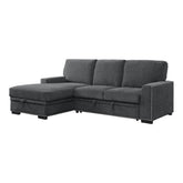 (2)2-Piece Sectional with Pull-out Bed and Left Chaise with Hidden Storage 9468CC*2LC2R