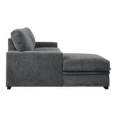 (2)2-Piece Sectional with Pull-out Bed and Left Chaise with Hidden Storage 9468CC*2LC2R