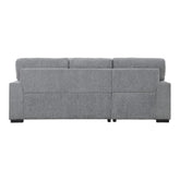 (2)2-Piece Sectional with Pull-out Bed and Hidden Storage 9468DG*2LC2R