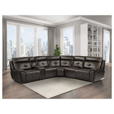 (6)6-Piece Modular Reclining Sectional 9469DBR*6LRRR