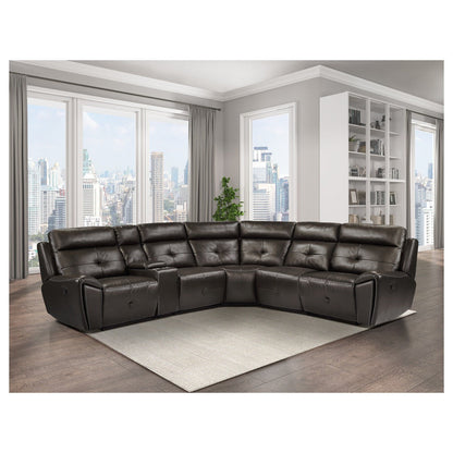 (6)6-Piece Modular Reclining Sectional 9469DBR*6LRRR