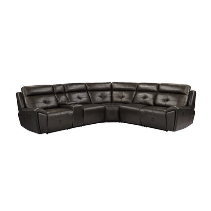 (6)6-Piece Modular Reclining Sectional 9469DBR*6LRRR