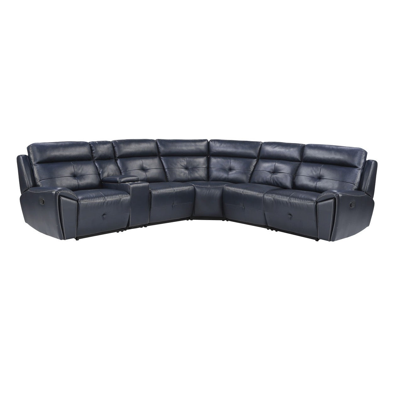 (6)6-Piece Modular Reclining Sectional 9469NVB*6LRRR