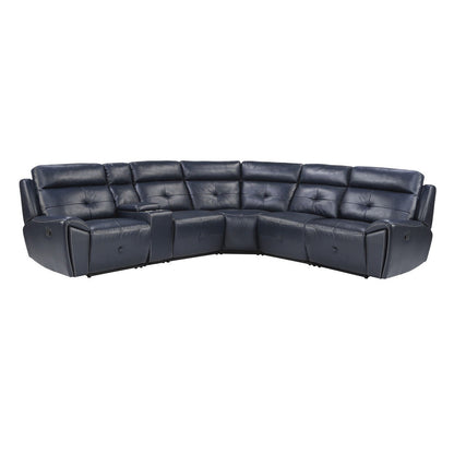(6)6-Piece Modular Reclining Sectional 9469NVB*6LRRR