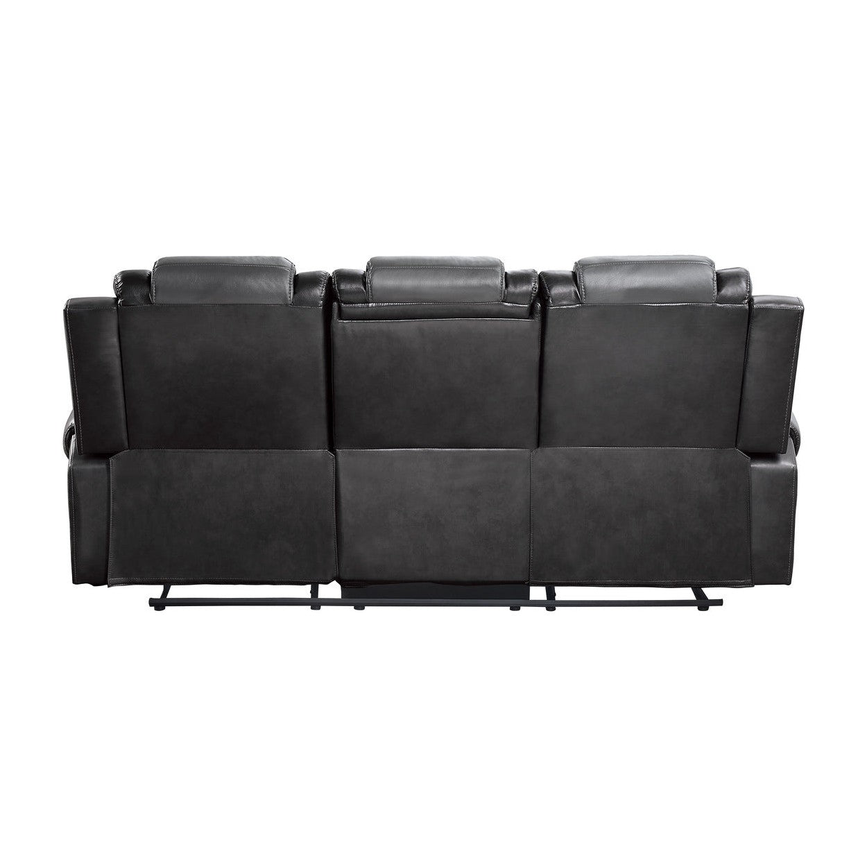 Double Reclining Sofa with Drop-Down Cup Holders 9470GY-3