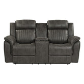 2pc Set: Sofa, Love 9479BRG*2