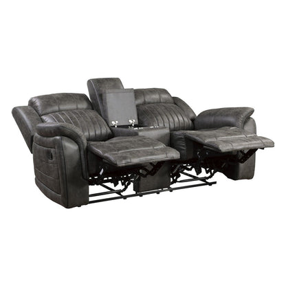 2pc Set: Sofa, Love 9479BRG*2