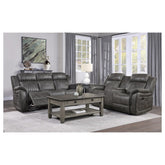 2pc Set: Sofa, Love 9479BRG*2