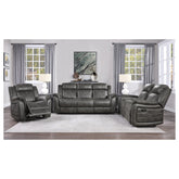 2pc Set: Sofa, Love 9479BRG*2