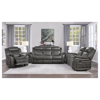 2pc Set: Sofa, Love 9479BRG*2