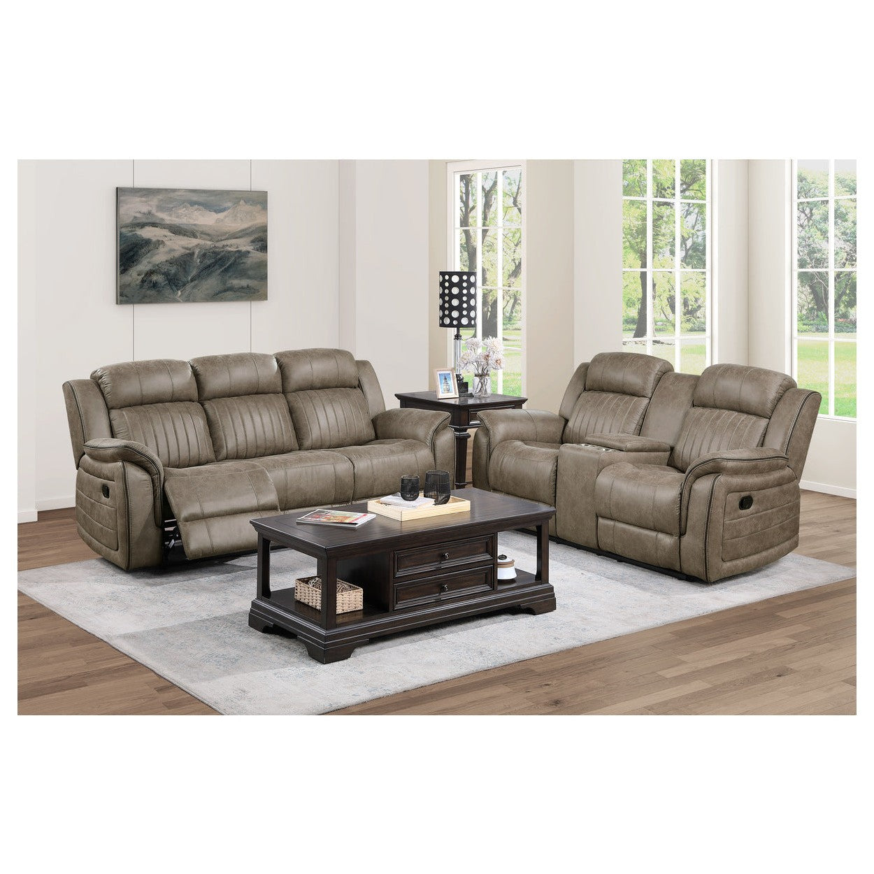 Double Reclining Sofa 9479SDB-3