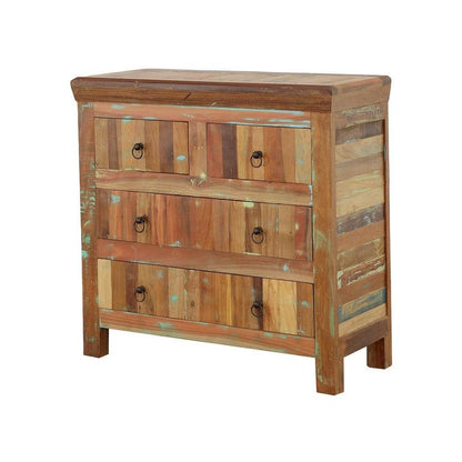Harper 4-drawer Accent Cabinet Reclaimed Wood 950366
