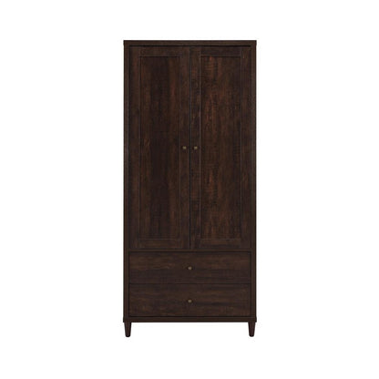 Wadeline 2-door Tall Accent Cabinet Rustic Tobacco 950724
