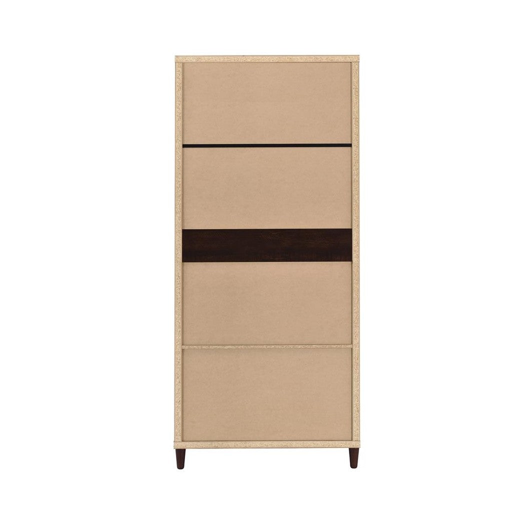 Wadeline 2-door Tall Accent Cabinet Rustic Tobacco 950724