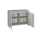 Enoch 2-door Accent Cabinet Grey Driftwood 950785