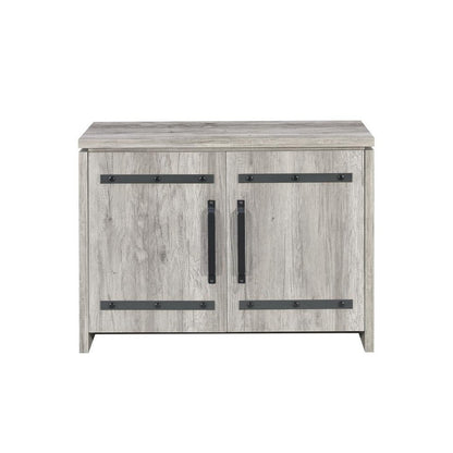 Enoch 2-door Accent Cabinet Grey Driftwood 950785