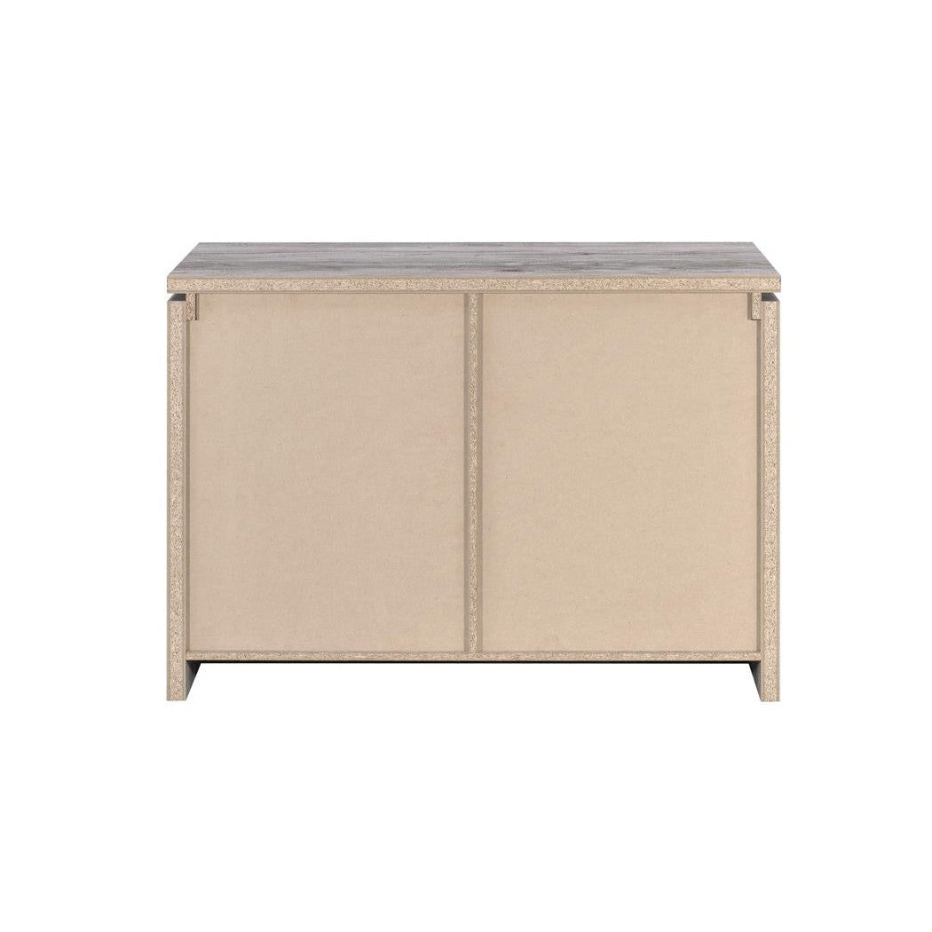 Enoch 2-door Accent Cabinet Grey Driftwood 950785