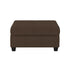 OTTOMAN W/ STORAGE, CHOCOLATE 100% POLYESTER 9507CHC-4